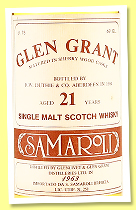 Glen Grant 21 yo 1963/1984 (46%, Samaroli, R.W. Duthie, sherry wood, 480 bottles) Glen Grant 21 yo 1963/1984 (46%, Samaroli, R.W. Duthie, sherry wood, 480 bottles)