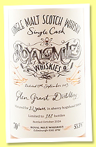 Glen Grant 21 yo 2003/2024 (53.3%, Royal Mile Whiskies, sherry hogshead, cask #59894, 181 bottles) Glen Grant 21 yo 2003/2024 (53.3%, Royal Mile Whiskies, sherry hogshead, cask #59894, 181 bottles)