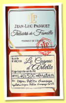 Jean-Luc Pasquet ‘L.70 Le Cognac d’Arlette’ (44.6%, OB, Trésors de Famille, Petite Champagne, 366 bottles)