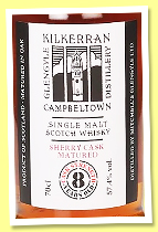 Kilkerran 8 yo ‘Sherry Cask Matured’ (57.4%, OB, oloroso, 2024)