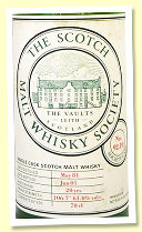 Lochside 20 yo 1981/2001 (61.0%, Scotch Malt Whisky Society 92.10 ‘Cod-liver oil and blackcurrants’) 
