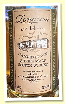 Longrow 14 yo (46%, OB, rotation 07/141, pale vatting)
