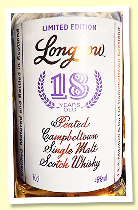 Longrow 18 yo (46%, OB, 2022 release, sherry)