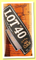 Lot 40 'Dark Oak' (48%, OB, Canada, Rye whisky, +/-2024) Lot 40 'Dark Oak' (48%, OB, Canada, Rye whisky, +/-2024)