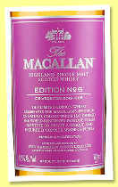 Macallan ‘Edition No.5’ (48.5%, OB, 260,000 bottles, 2019) Macallan ‘Edition No.5’ (48.5%, OB, 260,000 bottles, 2019)