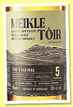 Meikle Toir 5 yo ‘The Original’ (50%, OB, +/-2023)