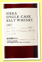 Miyagikyo 17 yo 1987/2005 (62%, OB, sherry cask, cask #89698, Warehouse #4) Miyagikyo 17 yo 1987/2005 (62%, OB, sherry cask, cask #89698, Warehouse #4)