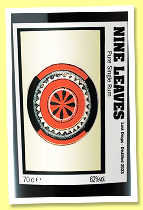 Nine Leaves 2023/2024 ‘Last Drops’ (62%, OB, Japan, LMDW, black sugar, 950 bottles, 2024)