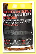 Octomore 11 yo 2012/2024 (63.3%, Dramfool, Jim McEwan Signature Collection, first fill bourbon barrel, cask #4355, Release 9.3, 226 bottles) Octomore 11 yo 2012/2024 (63.3%, Dramfool, Jim McEwan Signature Collection, first fill bourbon barrel, cask #4355, Release 9.3, 226 bottles)