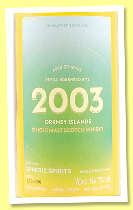 Orkney Islands 20 yo 2003/2023 (54.7%, Spheric Spirits, refill hogshead, cask 12, 338 bottles) Orkney Islands 20 yo 2003/2023 (54.7%, Spheric Spirits, refill hogshead, cask 12, 338 bottles)