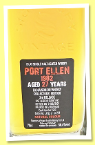 Port Ellen 27 yo 1982/2009 (58.6%, Signatory Vintage, La Maison du Whisky Collector’s Edition, hogshead, cask #1523, 229 bottles) Port Ellen 27 yo 1982/2009 (58.6%, Signatory Vintage, La Maison du Whisky Collector’s Edition, hogshead, cask #1523, 229 bottles)