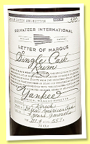 Privateer 4.75 yo ‘Yankee’ (55.7%, OB for Kirsch Import, USA, Letter of Marque, 1st use American oak, 216 bottles, 2024) Privateer 4.75 yo ‘Yankee’ (55.7%, OB for Kirsch Import, USA, Letter of Marque, 1st use American oak, 216 bottles, 2024)
