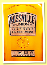 Rossville ‘Master Crafted Union Rye’ (47%, OB, Straight Rye, +/-2023) Rossville ‘Master Crafted Union Rye’ (47%, OB, Straight Rye, +/-2023)