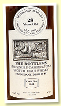 Springbank 28 yo 1966/1994 (55.6%, The Bottlers, cask #1018)