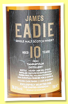Tamnavulin 10 yo 2013/2024 (56.6%, James Eadie, UK exclusive, 1st fill Malaga hogshead, cask #373073) Tamnavulin 10 yo 2013/2024 (56.6%, James Eadie, UK exclusive, 1st fill Malaga hogshead, cask #373073)