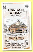 Tennessee Sour Mash 18 yo 2003/2021 (50.8%, Wu Dram Clan & Kirsch Import, single barrel, cask #12, 156 bottles) Tennessee Sour Mash 18 yo 2003/2021 (50.8%, Wu Dram Clan & Kirsch Import, single barrel, cask #12, 156 bottles)