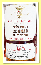 Vallein Tercinier ‘Lot 74’ (48.7%, OB, Grande Champagne, cask #0278, 571 bottles, 2024)