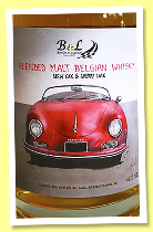 B&L (46%, Bottles & Legends, Blended Malt Belgian Whisky, Batch 1, new oak & sherry, 125 bottles)