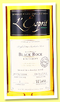 Black Rock 2000/2012 (57.7%, L’Esprit, Barbados, bourbon, cask #2, 100 bottles) 