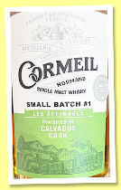 Cormeil ‘Small Batch #1’ (42.7%, Distillerie H. Leblanc, France, finished in calvados cask, 2024)