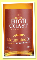 High Coast 'Mountains 02 - Borgberget' (51%, OB, Sweden, Moscatel casks, 2024) 