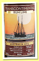 Beenleigh 2014/2024 (64.2%, Transcontinental Rum Line for The Whisky Exchange, Australia, cask #AU14SB01, 400 bottles) Beenleigh 2014/2024 (64.2%, Transcontinental Rum Line for The Whisky Exchange, Australia, cask #AU14SB01, 400 bottles)