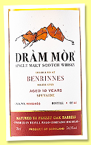Benrinnes 10 yo 2013/2024 (54.3%, Dràm Mor, refill palo cortado hogshead finish, cask #9006063, 221 bottles)