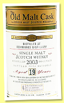Benrinnes 19 yo 2003/2023 (50%, Hunter Laing, Old Malt Cask, 25th anniversary, Canasta butt, 536 bottles)
