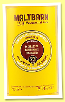 Benrinnes 23 yo 2000/2023 (51.8%, Maltbarn, bourbon, 127 bottles)