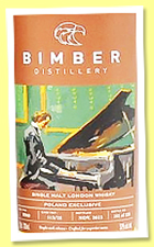 Bimber ‘Chopin the Composer’ (52.0%, OB, England, Shoulders of Giants, for Poland, fino, cask #513/28, 328 bottles, 2023)