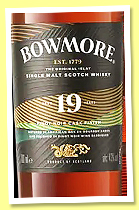 Bowmore 19 yo ‘Pinot Noir cask Finish’ (43%, OB, travel exclusive, 2024) Bowmore 19 yo ‘Pinot Noir cask Finish’ (43%, OB, travel exclusive, 2024)