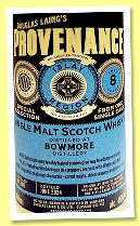 Bowmore 8 yo 2016/2024 (46%, Douglas Laing Provenance, refill barrel, cask #DL19081, 316 bottles) Bowmore 8 yo 2016/2024 (46%, Douglas Laing Provenance, refill barrel, cask #DL19081, 316 bottles)