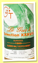 Burnside 35 yo 1989/2025 (53.8%, Le Gus’t, fino cask, cask #3912, 310 bottles) Burnside 35 yo 1989/2025 (53.8%, Le Gus’t, fino cask, cask #3912, 310 bottles)