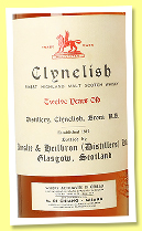 Clynelish 12 yo (43%, OB for Di Chiano, dark vatting, short golden cap, early 1970s) Clynelish 12 yo (43%, OB for Di Chiano, dark vatting, short golden cap, early 1970s)