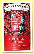 Crimson Casks (46%, Compass Box, blended malt, 2024)