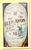 Glen Avon 30 yo (40%, Gordon & MacPhail, Avonside, +/-1990)
