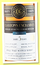 Glenglassaugh 5 yo 2018/2023 (57.7%, Claxton’s for Precious Liquors, Singapore, 1st fill PX, 300 bottles) 