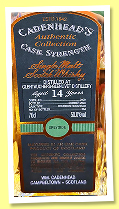Glentauchers-Glenlivet 14 yo 2009/2023 (50%, Cadenhead, Authentic Collection, bourbon hogshead, 264 bottles) Glentauchers-Glenlivet 14 yo 2009/2023 (50%, Cadenhead, Authentic Collection, bourbon hogshead, 264 bottles)