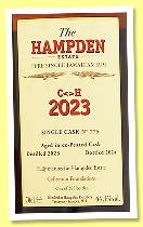 Hampden 2023/2024 ‘C<>H’ (64.1%, LMDW Foundations, Jamaica, ex-peated whisky cask, cask #775, 285 bottles) Hampden 2023/2024 ‘C<>H’ (64.1%, LMDW Foundations, Jamaica, ex-peated whisky cask, cask #775, 285 bottles)