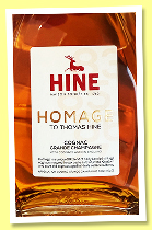 Hine ‘Homage to Thomas Hine’ (40%, OB, Grade Champagne, +/-2025) Hine ‘Homage to Thomas Hine’ (40%, OB, Grade Champagne, +/-2025)