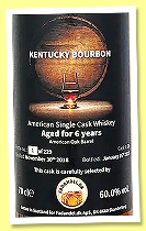 Kentucky Bourbon 6 yo 2018/2025 (60%, Fadandel, USA, cask #23, 229 bottles) Kentucky Bourbon 6 yo 2018/2025 (60%, Fadandel, USA, cask #23, 229 bottles)