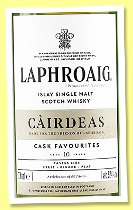 Laphroaig 10 yo ‘Càirdeas Cask Favourites’ (52.4%, OB, 2024) Laphroaig 10 yo ‘Càirdeas Cask Favourites’ (52.4%, OB, 2024)