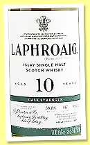 Laphroaig 10 yo 'Cask Strength Batch 17' (58.3%, OB, Nov 23) Laphroaig 10 yo 'Cask Strength Batch 17' (58.3%, OB, Nov 23)