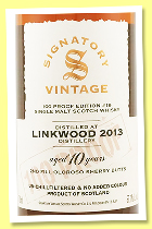 Linkwood 10 yo 2013/2024 ‘Edition #19’ (57.1%, Signatory Vintage ‘100 Proof’, 2nd fill oloroso sherry butts)