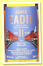 Linkwood 11 yo 2013/2024 (46%, James Eadie, Small Batch, recharred hogshead, casks #301827, 301830, 301834)