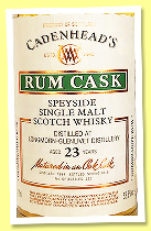 Longmorn-Glenlivet 23 yo 1994/2018 (52.6%, Cadenhead’s, Rum cask, Guadeloupe, 222 bottles) Longmorn-Glenlivet 23 yo 1994/2018 (52.6%, Cadenhead’s, Rum cask, Guadeloupe, 222 bottles)