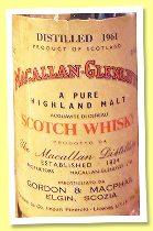 Macallan-Glenlivet 15 yo 1961 (43%, Gordon & MacPhail, Pure Highland Malt, Co. Import, Italy) Macallan-Glenlivet 15 yo 1961 (43%, Gordon & MacPhail, Pure Highland Malt, Co. Import, Italy)