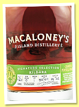 Macaloney’s ‘Kildara Batch 1’ (46%, OB, Canada, Signature Collection, 611 bottles, 2022)