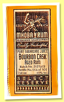 Mhoba ‘Select Reserve’ (48%, OB for Navigate World Whisky, South Africa, Bourbon cask, batch #2023B02, 300 bottles, +/-2023) Mhoba ‘Select Reserve’ (48%, OB for Navigate World Whisky, South Africa, Bourbon cask, batch #2023B02, 300 bottles, +/-2023)