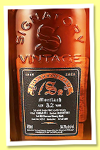 Mortlach 32 yo 1991/2023 (54.1%, Signatory Vintage, 35th Anniversary, 1st fill sherry butt, cask #4241, 580 bottles)